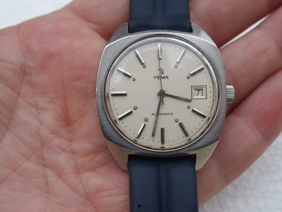 ANCIENNE MONTRE YEMA PLONGEE MÉCANIQUE FE 233 vintage RARE FRENCH DIVER