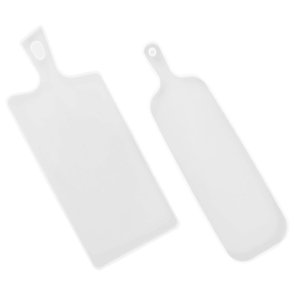 2-Piece Crystal Epoxy Mold Set for DIY Serving Boards and Trays