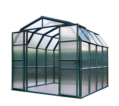 Gewächshaus Treibhaus Pflanzenhaus Kunststoff Rion 264x267x238cm ohne Fundamnet