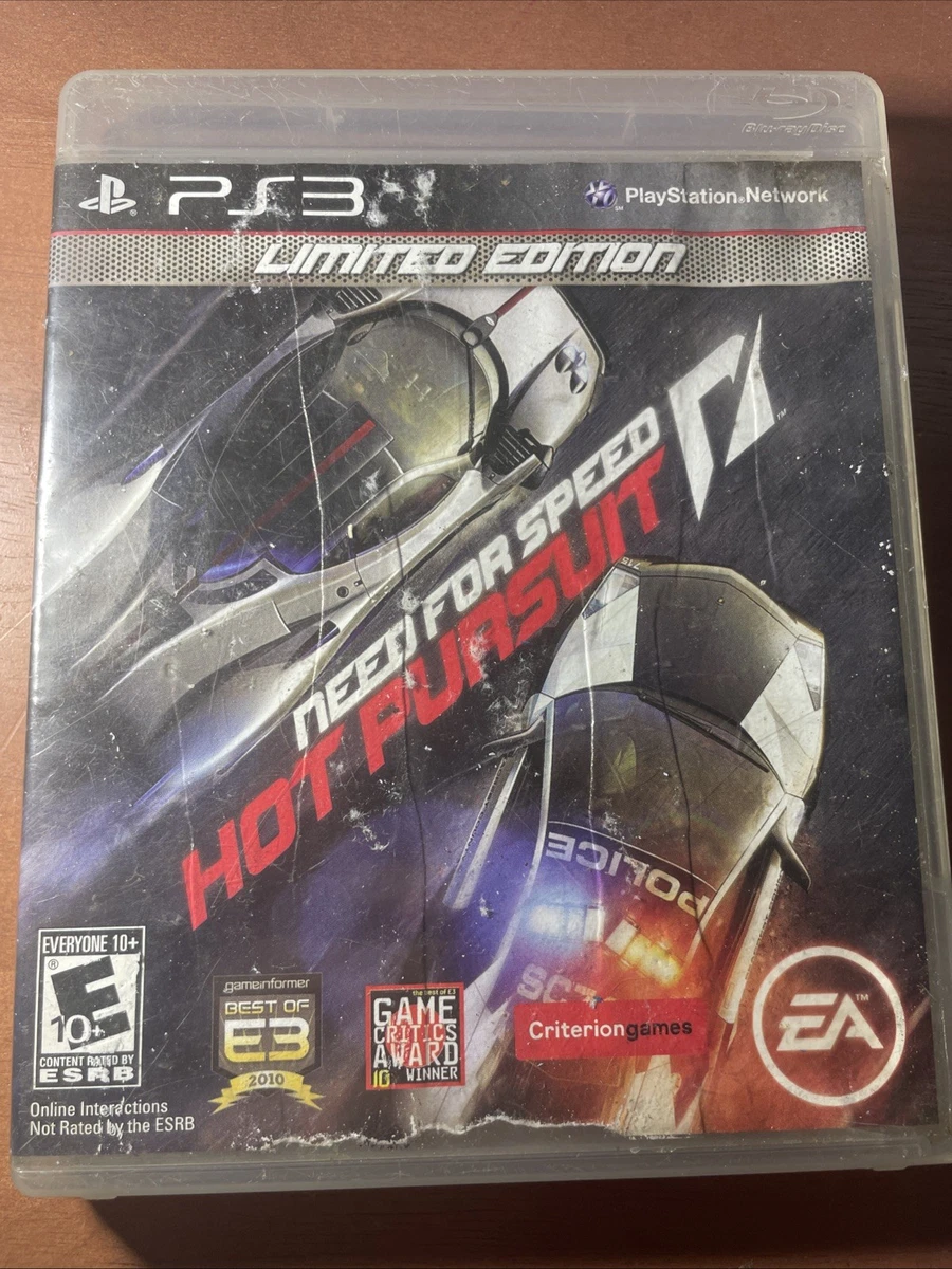 Need For Speed Hot Pursuit Sur PS3 – Jeu D'occasion Complet En Bon état