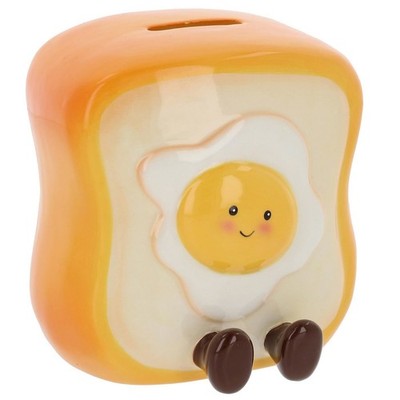 Shudehill Giftware Foodie Fun Ei auf Toast Spardose Keramik Sparkasse