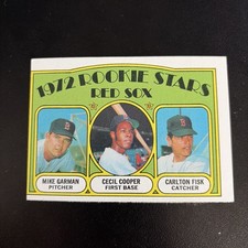 1972 Topps #79 Red Sox Rookie Stars Fisk/ Cooper