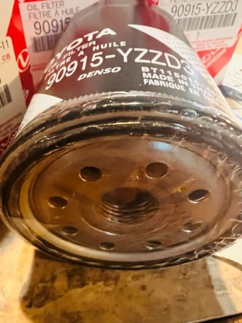 3 Toyota Lexus Oil Filter 90915-YZZD3 4Runner Tundra Tacoma Sequoia + Drain Plug - Image 3 of 3