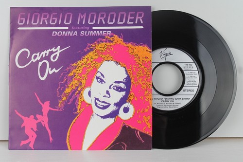 7" Single - GIORGIO MORODER & DONNA SUMMER - Carry On - Virgin 1992