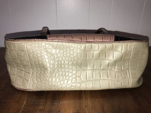 GUESS Rosa Multi Faux Kroko Strass Logo Schultertasche Handtasche Neu mit Etikett UVP $ 128 - Bild 11 von 19