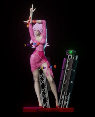 1/8 29CM Rock Singer Jem 3D Print Figure GK Model Kit Unpainted Unassembled GK