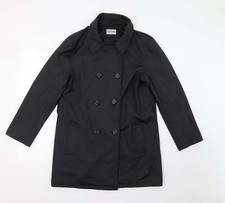 Internacionale Womens Black Jacket Size 10