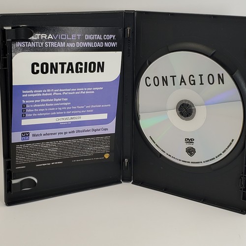 Contagion DVD 2011 Widescreen Matt Damon Laurence Fishburne Jude Law Kate Winsle - Imagen 2 de 3