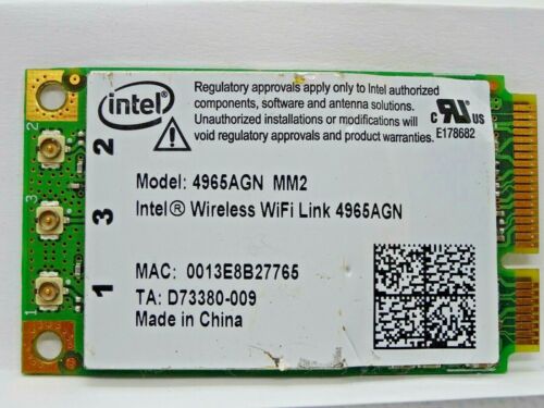 iNTEL 4965AGN WIRELESS WiFi LINK ADAPTER #GK221 - Picture 1 of 2