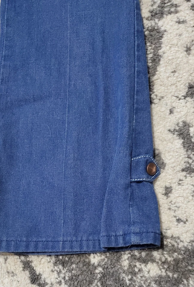 Pantalones de campana de mezclilla vintage años 70 MANN Foto 2 de 4