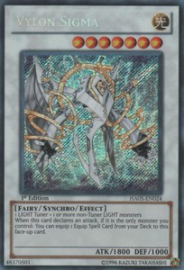 Vylon Sigma - HA05-EN024 - Secret Rare - 1st Edition x3 - Near Mint