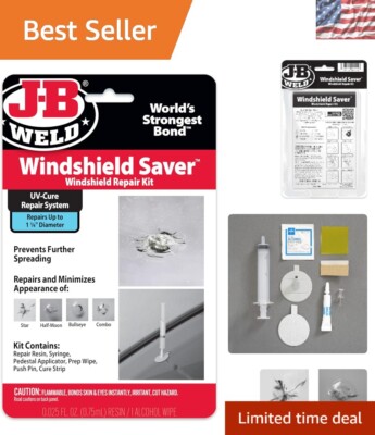 J-B Windshield Saver: Advanced DIY Repair Kit for Laminated Windshields
