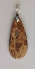 37.80ct Natural Coppywin Jasper Pendant (Stromalite Fossil)