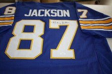PITTSBURGH PANTHERS RICKEY JACKSON #87 SIGNED CUSTOM JERSEY HOF 2010 JSA CERT 