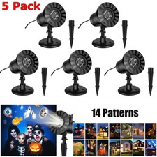 5x Christmas Laser Projector Light 14 Pattern Outdoor LED Moving Landscape Lamp