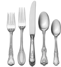 Wallace HOTEL LUXE Polished Mirror Finish Flatware Replacement Singles Stainless