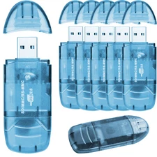 5PCS 480Mbps High Speed USB 2.0 Memory Card Reader for Micro TF MMC/RS-MMC Card