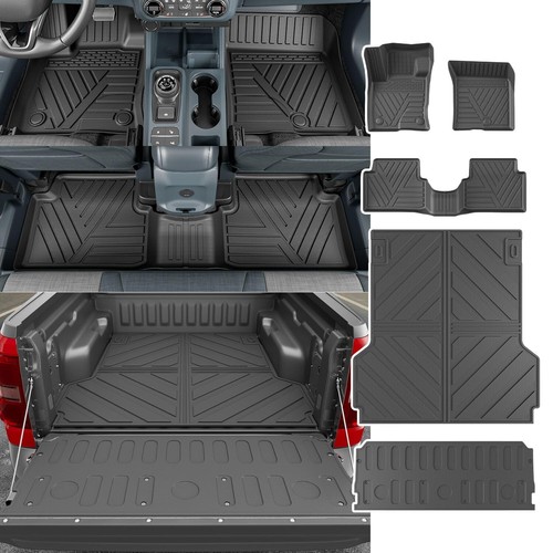powoq Gas Floor Mat Compatible with 2022-2025 Ford Maverick Truck Bed Mat Lin...