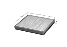 MAHLE Interior Air Filter For ROVER MG 200 25 400 45 Coupe Streetwise JKR100021