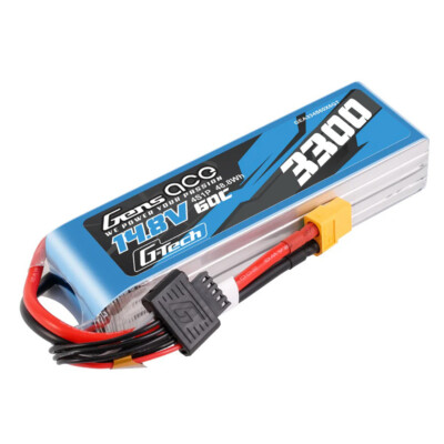 Gens Ace G-Tech 3300mAh 14.8V 60C 4S Lipo Akku XT60 Stecker Für RC Helicopter DE