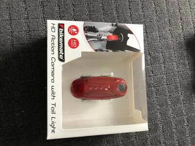 bikemate hd action camera with tail light
