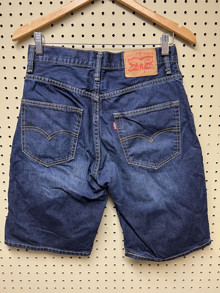 Levis Strauss 569 Shorts Mens Size 29” Blue Casual Denim Levis Strauss 569 Shorts Mens Size 29” Blue Casual Denim
