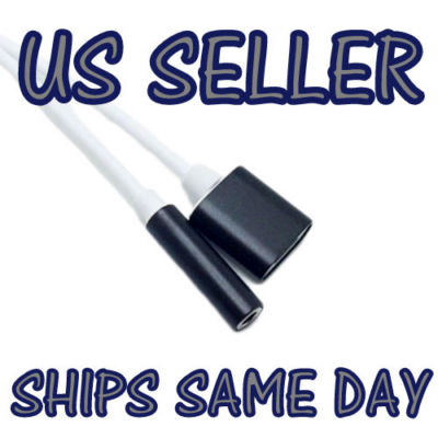 NEW 2in1 to Audio Headphone Adapter Charger Cable For iPhone plus 