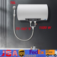 1500W Tankless Hot Water Heater Shower Electric Instant Heater Bathroom 15.4gal