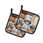 Shih Tzu The Chef Pair of Pot Holders Dac6327Pthd