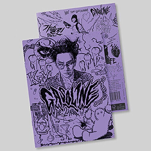 SHINEE KEY [GASOLINE] 2nd Album BOOKLET CHAPTER 2 CD+Foto Buch+2 Karte+Sticker - Bild 1 von 11