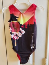 GK Elite 2020 Unified Dream Red/Black Gymnastics Leotard CL