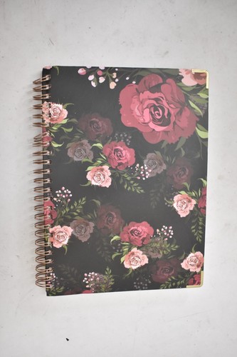2025 Weekly & Monthly Planner Journal Notebook Floral Design Spiral Bound - Picture 4 of 4
