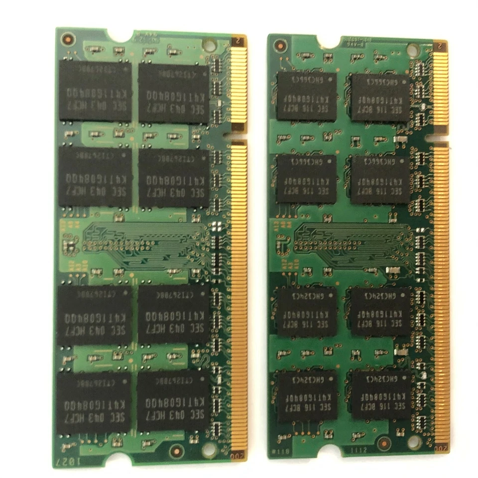 Super Talent DDR2-800 SODIMM 4GB 2x2GB/128x8 Samsung Chip Dual laptop Memory Kit - Image 2 of 3