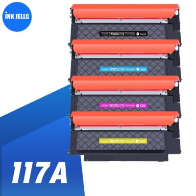 4 Toner mit Chip kompatibel für HP 117A Farblaser 150a 150nw MFP 178nw 179fnw