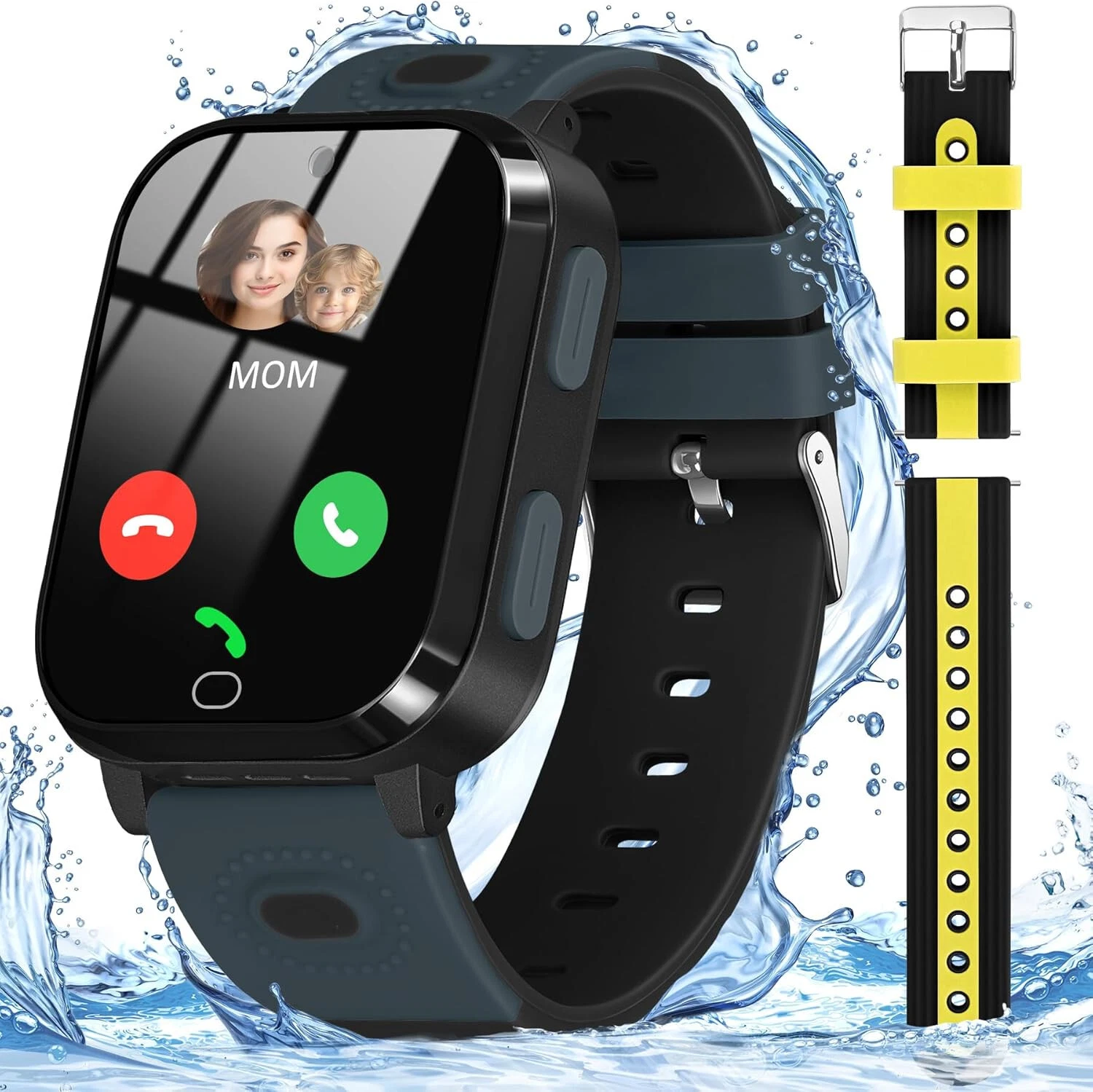 Kids Smart Watch for Boys and Girls SOS IP68 Waterproof Games Sports Modes