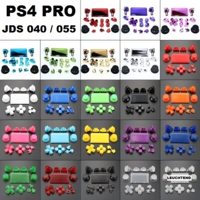 PS4 PRO Controller Knöpfe Set JDM 040 050 055 Tasten Analog Stick JDS Ersatz