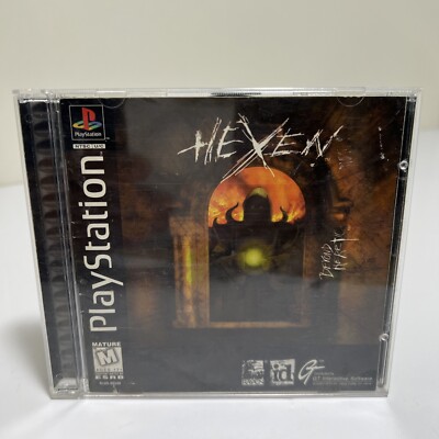 Hexen PS1 (Sony PlayStation 1, 1997) CIB Complete with Manual Black Label Tested