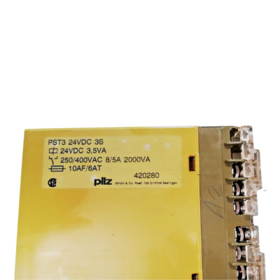 MAHO 600W, Pilz Notausschaltgerät, PST 24VDC 3S, 420280, Ersatzteil, (MCEF)