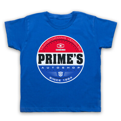 TRANSFORMERS OPTIMUS PRIME'S AUTOSHOP GARAGE BODYSHOP KINDER KINDER T-SHIRT
