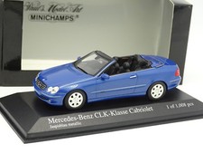 Minichamps 1/43 - Mercedes CLK Convertible Blue