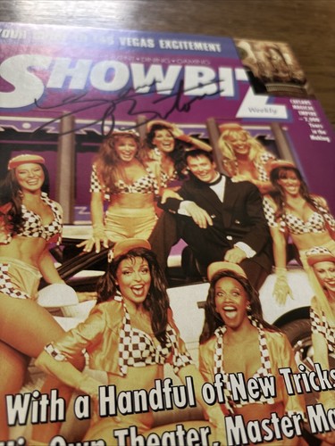 Showbiz Weekly Lance Burton Master Magician SIGNED Cover Magazine June 23, 1996 - Picture 2 of 12