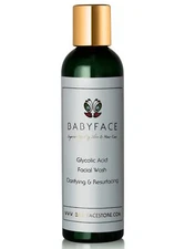 Babyface GLYCOLIC AHA BHA Face Wash Cleanser Anti-Aging Clarifying Exfoliating