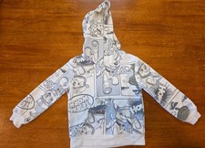 Nickelodeon Paw Patrol Comics Hoodie Toddler 3T White