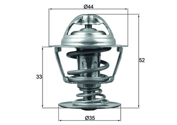 Mahle Thermostat KüHlmittel TX 173 88D FüR C6 CitroËN Peugeot 9U 9D C5 607 SW 3-image