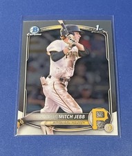 2025 Bowman Chrome Prospects #BCP-41 Mitch Jebb Pittsburgh Pirates