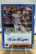Topps 2025 Chrome 1990 Silver Pack Auto Will Wagner RC Blue Jays #90CA2-WW