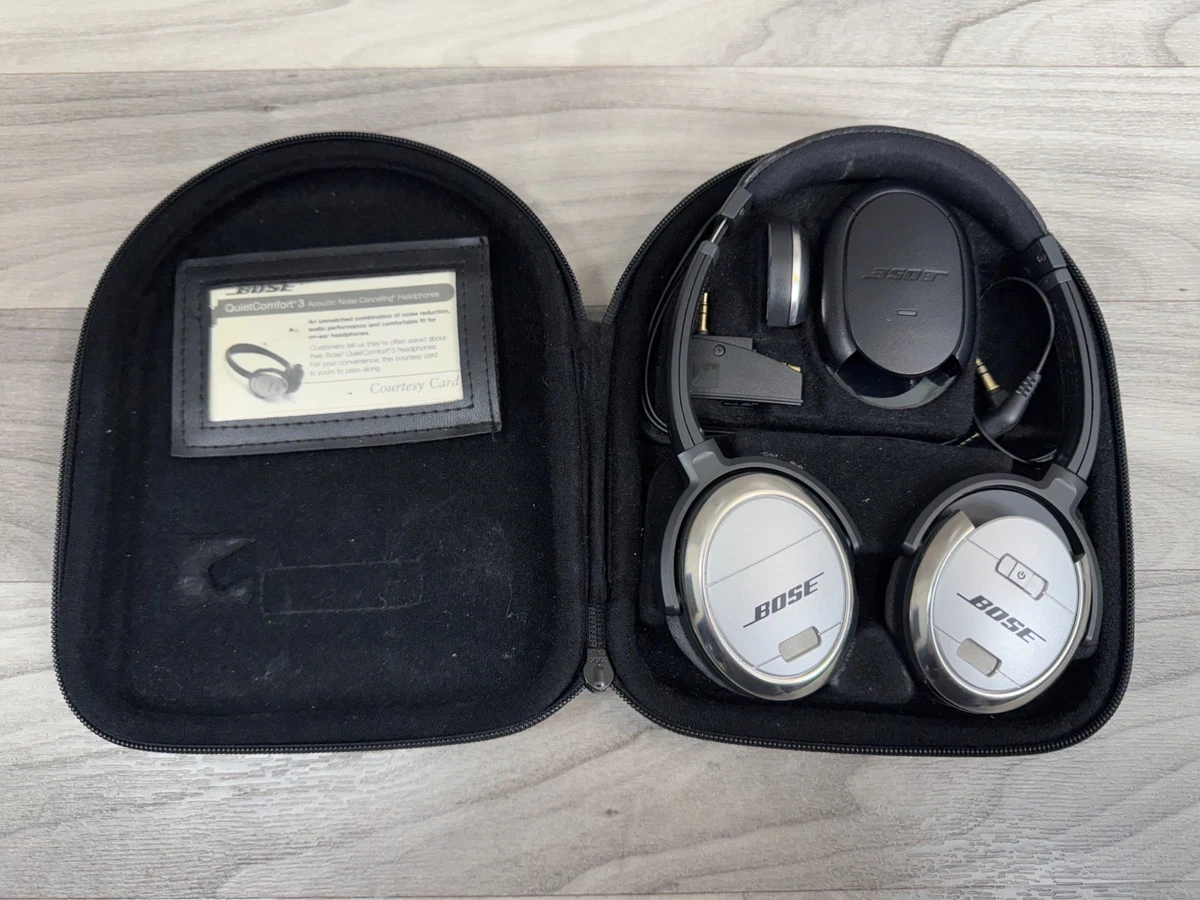 bose QuietComfort3 QC3 ヘッドホン Bose QuietComfort 3 QC3 Noise Cancelling On-ear Headphones Headset
