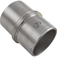 Economy Verbindungsmuffe FüR Rohr ø 42,4 X 2,0 Mm,Edelstahl Geschliffen V2A