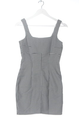 H&M Empirekleid Damen Kleid Gr. DE 34 weiß-schwarz Casual-Look