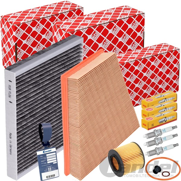Febi Filter Inspektionspaket Passend FüR Ibiza 4 Fabia 6Y 545 VW Polo 9N 6R FOX-image